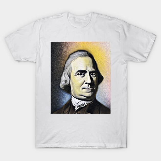 Samuel Adams Portrait | Samuel Adams Artwork 9 T-Shirt by JustLit